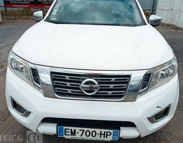 NISSAN NP 300 NAVARA (D23) 2.3 DCI 16V DOUBLE CABINE 4WD 190 CV – DIESEL – 105335 KMS BLANC EM-700-HP
