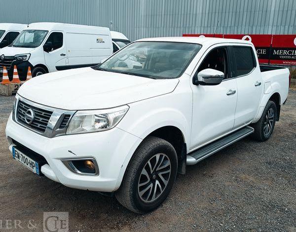 NISSAN NP 300 NAVARA (D23) 2.3 DCI 16V DOUBLE CABINE 4WD 190 CV – DIESEL – 105335 KMS BLANC EM-700-HP