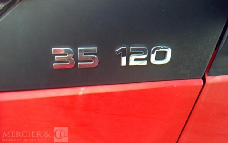 IVECO 35-120 BENNE SIMPLE CABINE COFFRE ROUGE EM-993-BP
