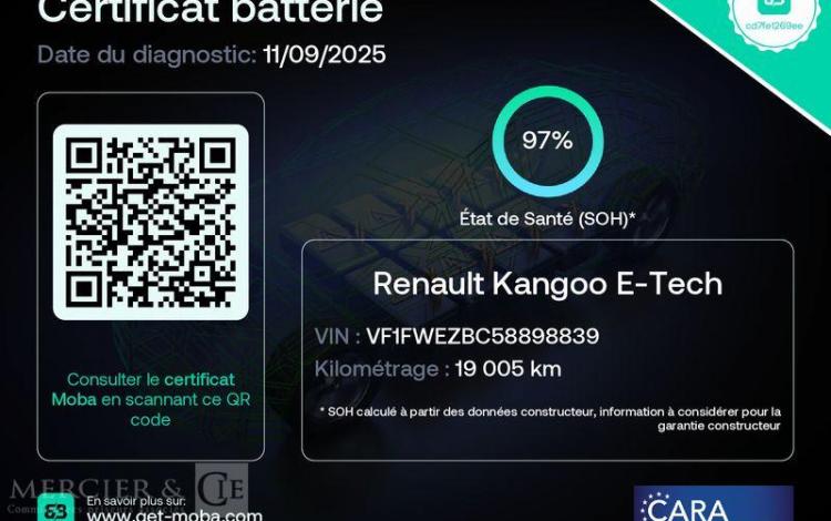 RENAULT KANGOO Z.E EXTRA R-LINK BLANC EQ-024-MT
