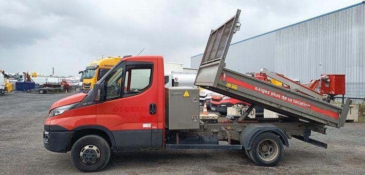 IVECO 35C12 BENNE SIMPLE CABINE COFFRE  EY-550-GC