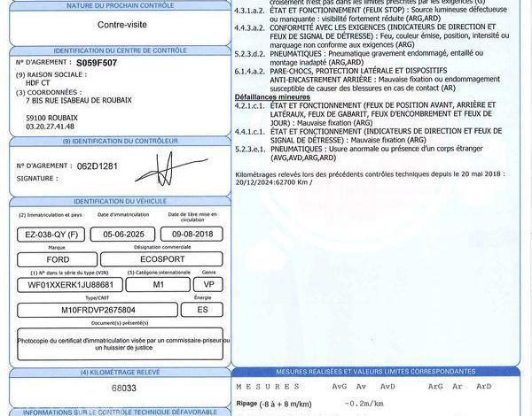 FORD ECOSPORT 1,0SCTI125 TREND PLUS BLEU EZ-038-QY