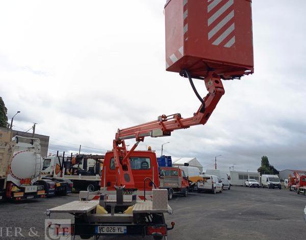 IVECO 35S12 AVEC NACELLE GSR E169TR 16M DIESEL – 2670 HEURES – 28307 KMS – ANNEE 2019 ROUGE FC-026-YL