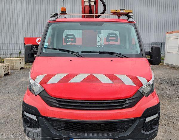 MULTITEL DAILY AVEC NACELLE MULTITEL MT222 22M –  2477 HEURES – 51333 KMS – ANNEE 2019 ROUGE FD-263-KY