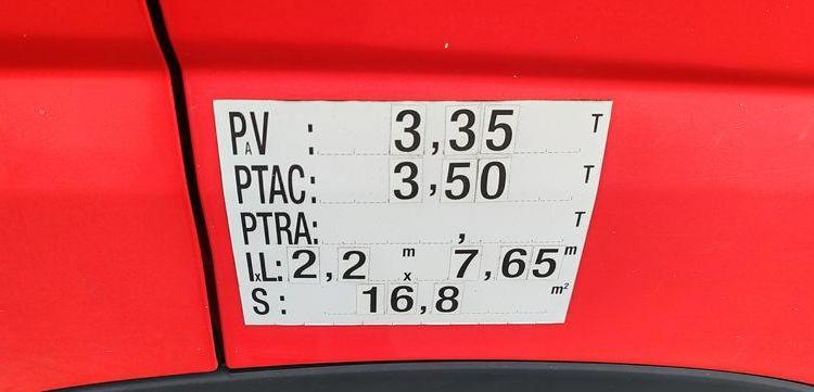MULTITEL DAILY AVEC NACELLE MULTITEL MT222 22M –  2477 HEURES – 51333 KMS – ANNEE 2019 ROUGE FD-263-KY