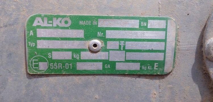 HUBIERE REMORQUE PORTE ENGIN 2 ESSIEUS PTAC : 3,5 TONNES – ANNEE 2019  FE-394-EM