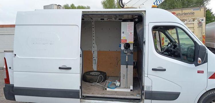 RENAULT MASTER NACELLE FRANCE ELEVATEUR 12 M 1147 HEURES  DIESEL – 151102 KMS – AN 2019 BLANC FK-669-GF