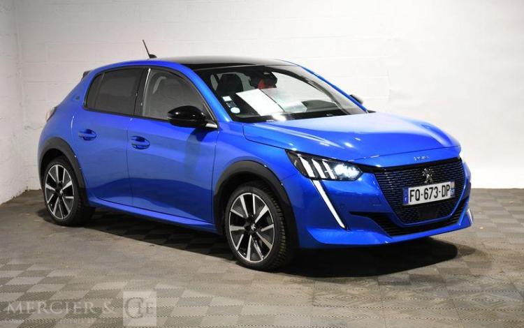 PEUGEOT e-208 135 50KWH GT LINE BLEU FQ-673-DP