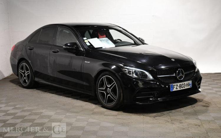 MERCEDES CLASSE C 220d 194cg AMG LINE 9G-TRONIC NOIR FZ-803-HA