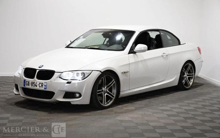 BMW SERIE 3 CABRIOLET 3,0 335 I 305 SPORT DESIGN BVA BLANC GA-854-CR