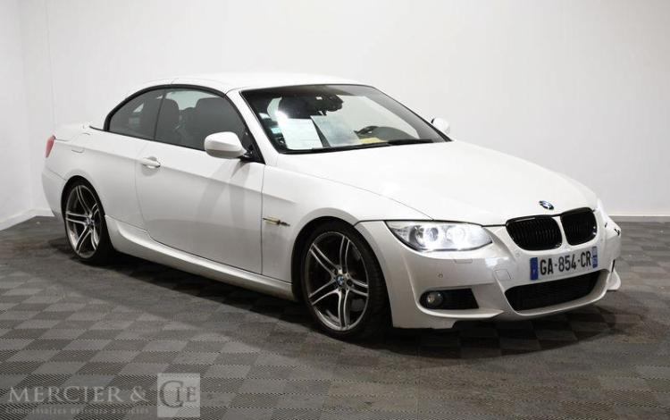 BMW SERIE 3 CABRIOLET 3,0 335 I 305 SPORT DESIGN BVA BLANC GA-854-CR