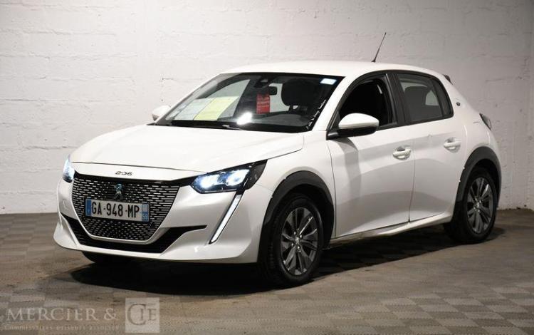 PEUGEOT E-208 50KWH 136CH ACTIVE BUSINESS 5P BLANC GA-948-MP