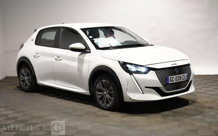 PEUGEOT e-208 SOCIETE 135 50KWH BUSINESS ACTIVE BLANC GC-035-CL