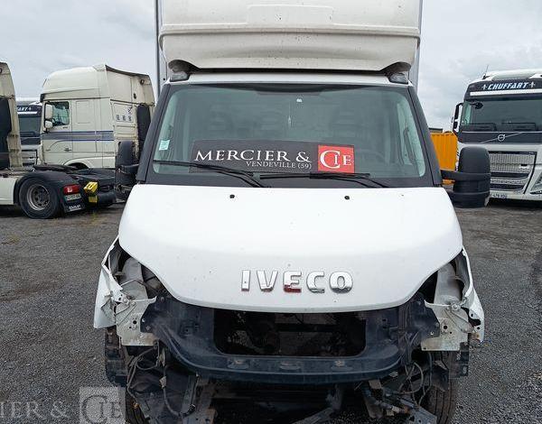 IVECO DAILY 6 CHASSIS CABINE PHASE 3 35C16 3,0D 16V 160CV AVEC CAISSE ET HAYON DIESEL BLANC GC-161-HL