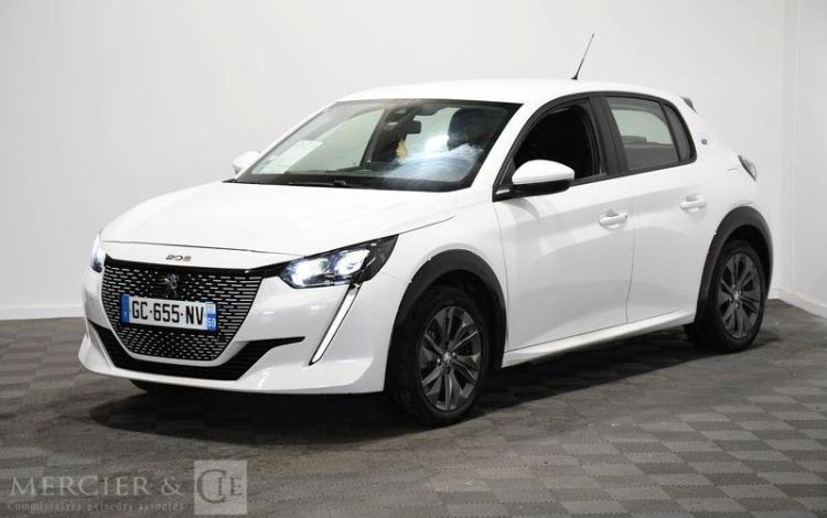 PEUGEOT E-208 STE ACTIVE BUSINESS R 136CH BLANC GC-655-NV