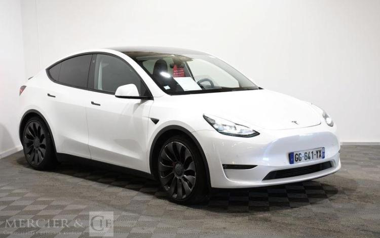 TESLA MODEL Y PERFORMANCE DUAL MOTOR AWD BLANC GG-641-YX