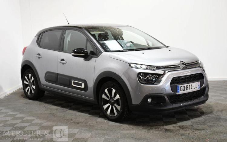 CITROEN C3 1.2 PURETECH 110ch SHINE EAT6 GRIS GQ-814-JJ