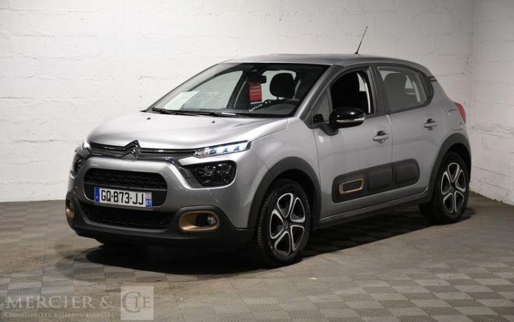 CITROEN C3 1.2 PURETECH 82ch C-SERIES GRIS GQ-873-JJ