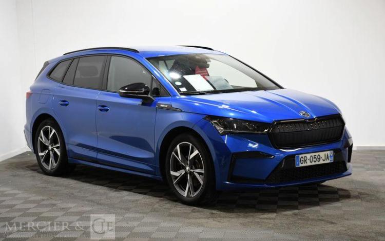 SKODA ENYAQ IV 60 BEV 180 62KWH SPORT LINE BLEU GR-059-JA