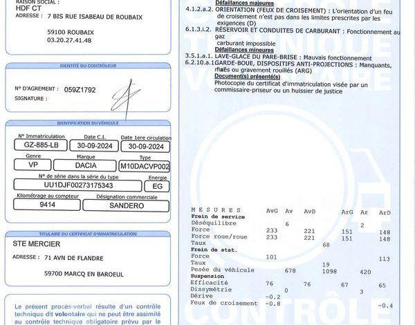 DACIA SANDERO STEPWAY ESSENTIAL ECO – G 100 BLANC GZ-885-LB