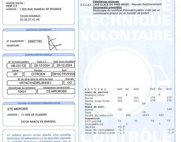 CITROEN C5 AIRCROSS BLUEHDI 130 CH NOIR HB-231-CE