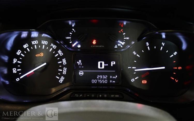 CITROEN C3 1.2 PURETECH 110 SHINE EAT – ESSENCE – 7537 KMS – ANNEE 2022 BLANC PZ2M217