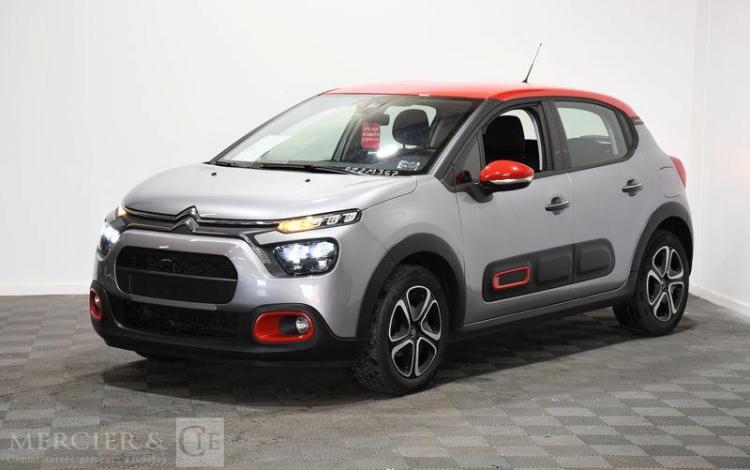 CITROEN C3 1.2 PURETECH 110 SHINE EAT – ESSENCE – 8542 KMS – ANNEE 2022 GRIS PZ2M357