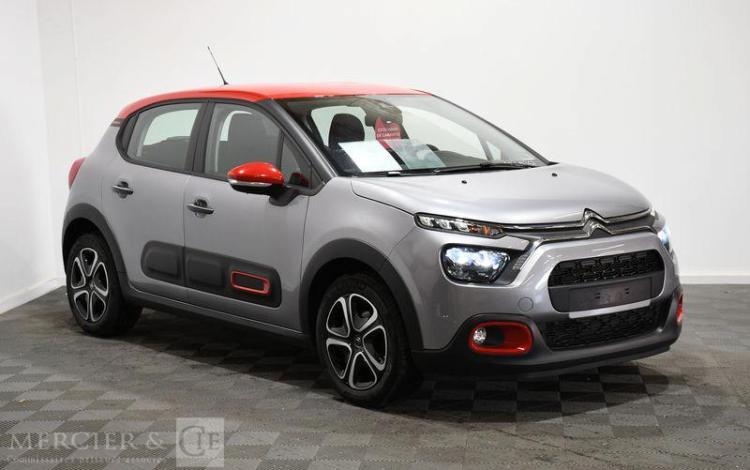 CITROEN C3 1.2 PURETECH 110 SHINE EAT – ESSENCE – 8542 KMS – ANNEE 2022 GRIS PZ2M357
