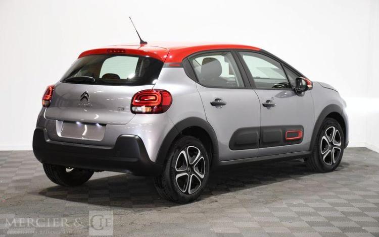 CITROEN C3 1.2 PURETECH 110 SHINE EAT – ESSENCE – 8542 KMS – ANNEE 2022 GRIS PZ2M357
