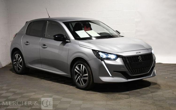 PEUGEOT 208 1.2 PURETECH 100 ALLURE – ESSENCE – 17452 KMS – ANNEE 2022 GRIS PZ2M529