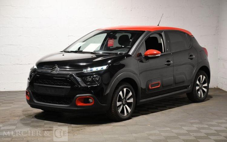 CITROEN C3 1.2 PURETECH 110 SHINE EAT – ESSENCE – 14114 KMS – ANNEE 2023 NOIR PZ2X738