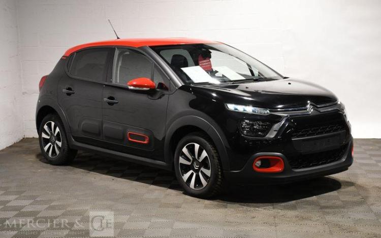 CITROEN C3 1.2 PURETECH 110 SHINE EAT – ESSENCE – 14114 KMS – ANNEE 2023 NOIR PZ2X738