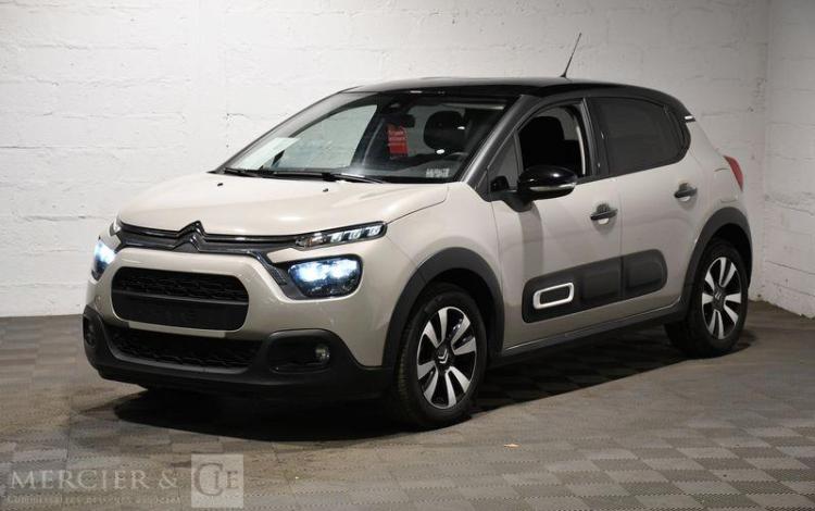 CITROEN C3 1.2 PURETECH 110 SHINE EAT – ESSENCE – 14650 KMS – ANNEE 2023 BEIGE PZ3G348