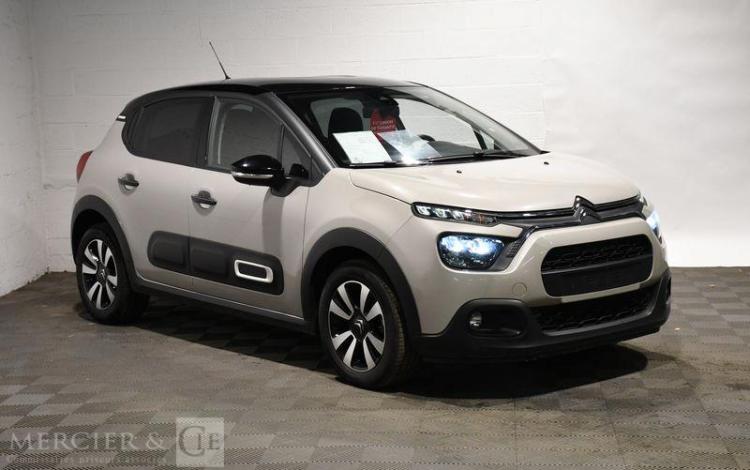 CITROEN C3 1.2 PURETECH 110 SHINE EAT – ESSENCE – 14650 KMS – ANNEE 2023 BEIGE PZ3G348