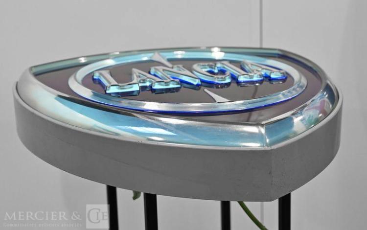 ENSEIGNE LUMINEUSE LANCIA CONCESION OFFICIEL-1990-LANCIA EN RELIEF  62