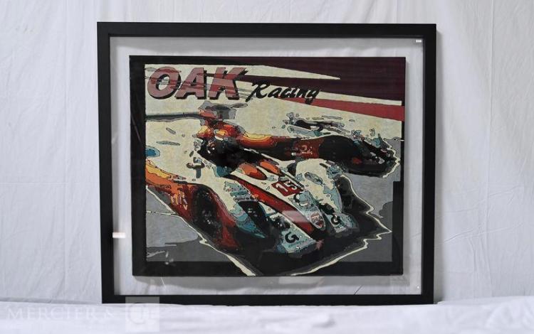 HUILE SUR TOILE JACQUES PAOLETTI OAK RACING LPMZ  79