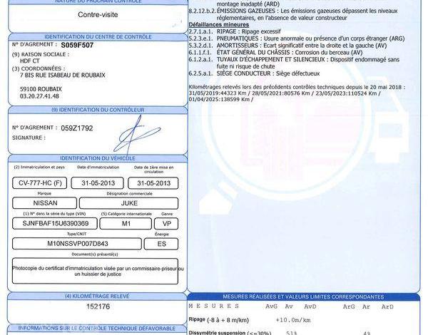 NISSAN JUKE 1,6 95 2WD BLANC CV-777-HC