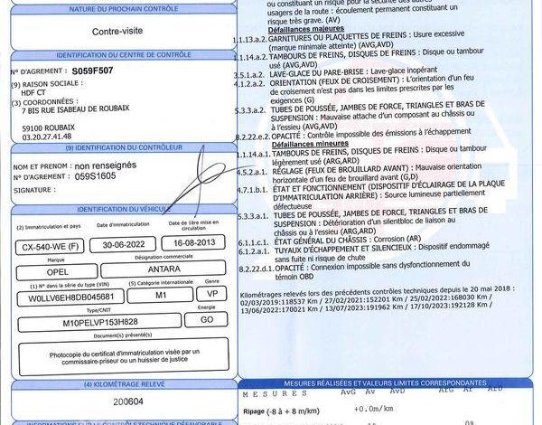 OPEL ANTARA 2.2 CDTI 163CH 4X2 EDITION PACK NOIR CX-540-WE