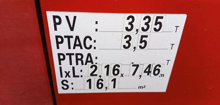 IVECO DAILY 35S11 AVEC NACELLE MULTITEL 160 ALU/DS 16M – 5537 HEURES – 131066 KMS ROUGE DA-510-PB