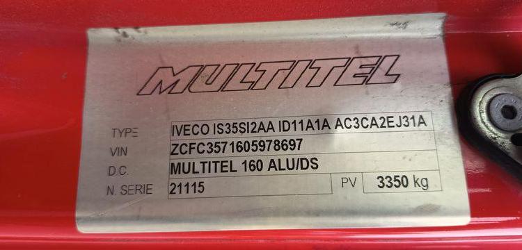 IVECO 35S AVEC NACELLE 16M  – NON ROULANT -TREUIL  DD-705-AF