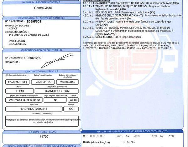 FORD TRANSIT FG L1H2 270 2.2 TDCI 125CH LIMITED GRIS DV-853-FH