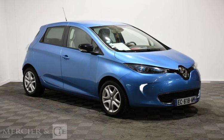 RENAULT ZOE R90 ZE 90 58PPM 40KWH LOCATION CHARGE-NORMALE ZEN BVA BLEU EC-618-WM