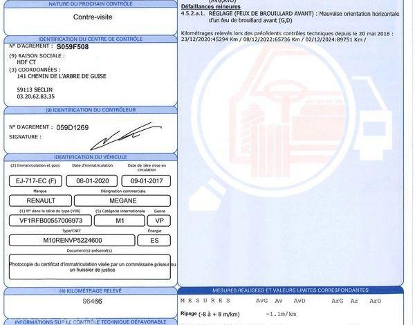 RENAULT MEGANE 1.2 TCE 100CH ENERGY LIFE BLEU EJ-717-EC