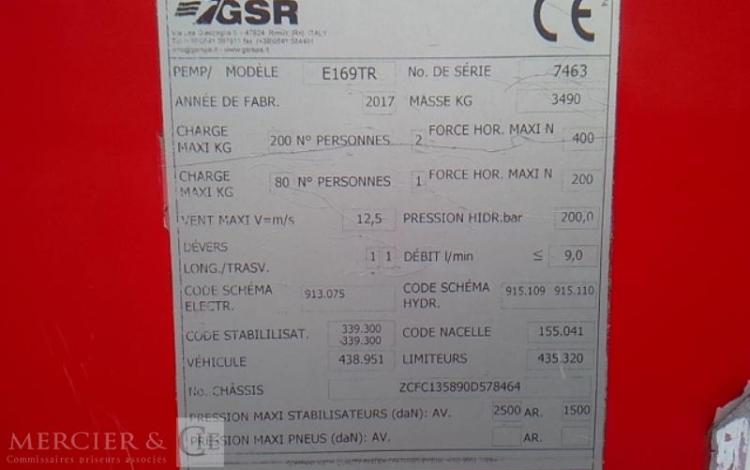 GSR 35S12 EQUIPE  NACELLE 16M  EL-926-MY