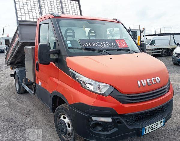 IVECO 35C12 BENNE SIMPLE CABINE COFFRE  EV-958-JS
