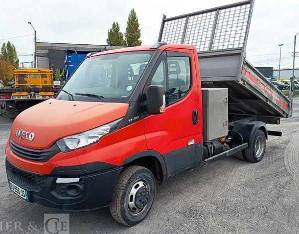 IVECO 35C12 BENNE SIMPLE CABINE COFFRE  EV-958-JS