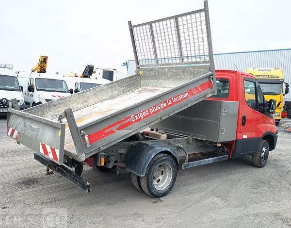 IVECO 35C12 BENNE SIMPLE CABINE COFFRE  EV-958-JS