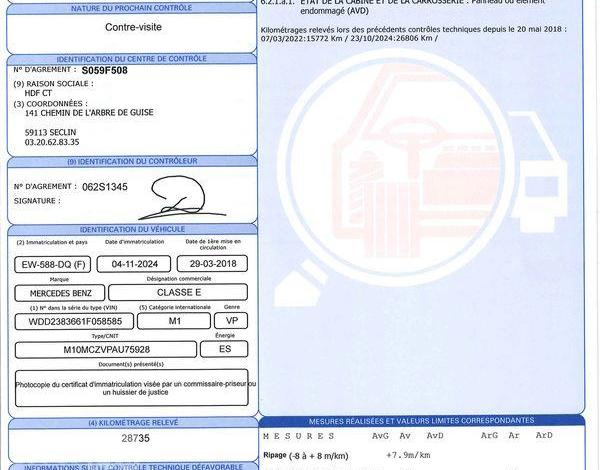 MERCEDES E400 CLASSE E 4MATIC  EW-588-DQ