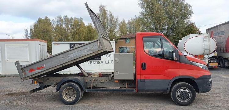 IVECO 35C12 –  BENNE SIMPLE CAB COFFRE  EW-714-HP