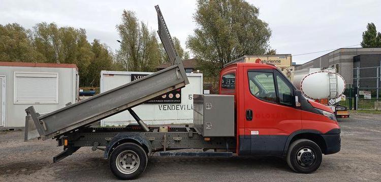 IVECO 35C12 BENNE SIMPLE CABINE COFFRE  EX-449-HB